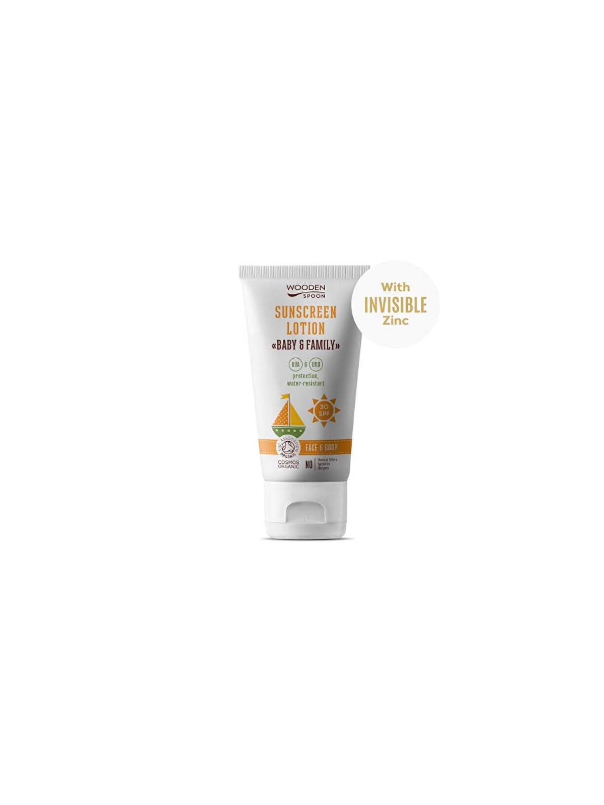 WOODEN SPOON Gentle Sunscreen Lotion SPF30 150ml