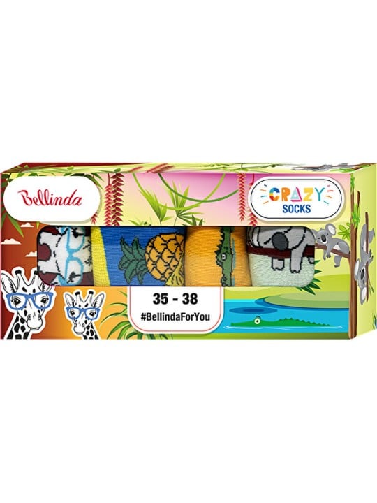 Bellinda Scatola di calzini Crazy Socks BE481044-004 - Taglia: 39-42 unisex