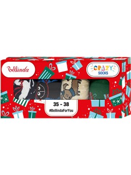 Bellinda Set regalo Crazy Socks BE481044-005 - Taglia: 39-42 unisex