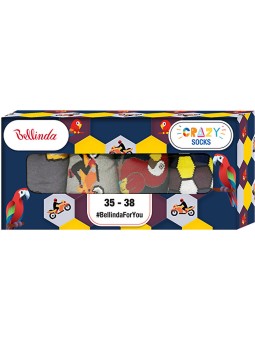 Bellinda Set regalo Crazy Socks BE481044-006 - Taglia: 39-42 unisex