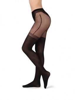 Evona Collant con effetto reggicalze ZARA 999 - Taglia: 158-100 donna