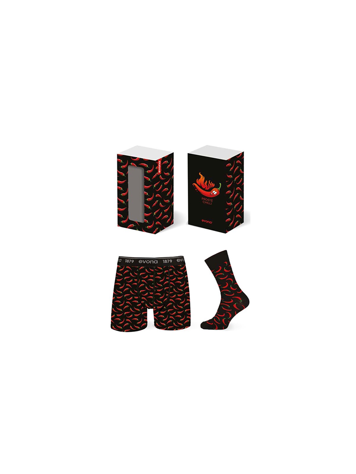 Evona Set regalo - boxer e calzini SET HABANERO - Taglia: XL uomo
