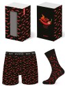 Evona Set regalo - boxer e calzini SET HABANERO - Taglia: XL uomo