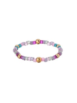 Alisia Anello giocoso con perline di vetro Miyuki AL4348.01.000 - Circonferenza: 57 mm donna