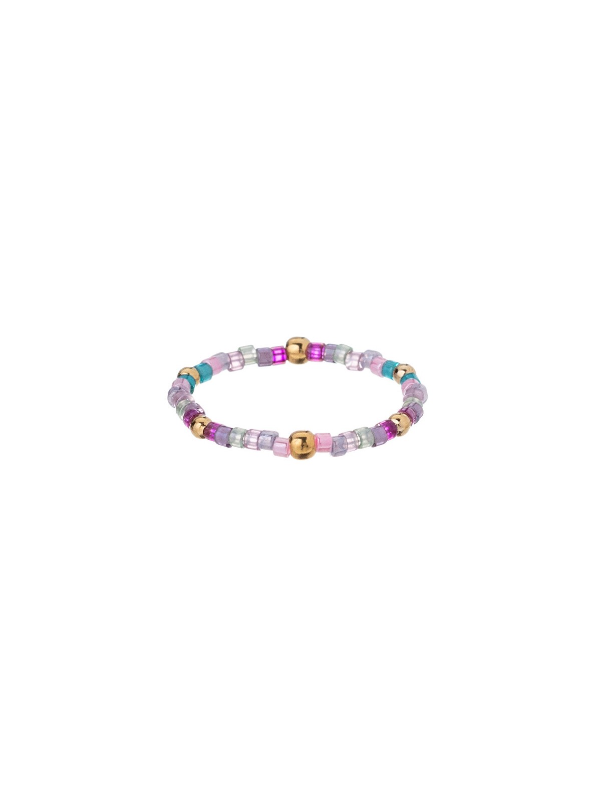 Alisia Anello giocoso con perline di vetro Miyuki AL4348.01.000 - Circonferenza: 57 mm donna