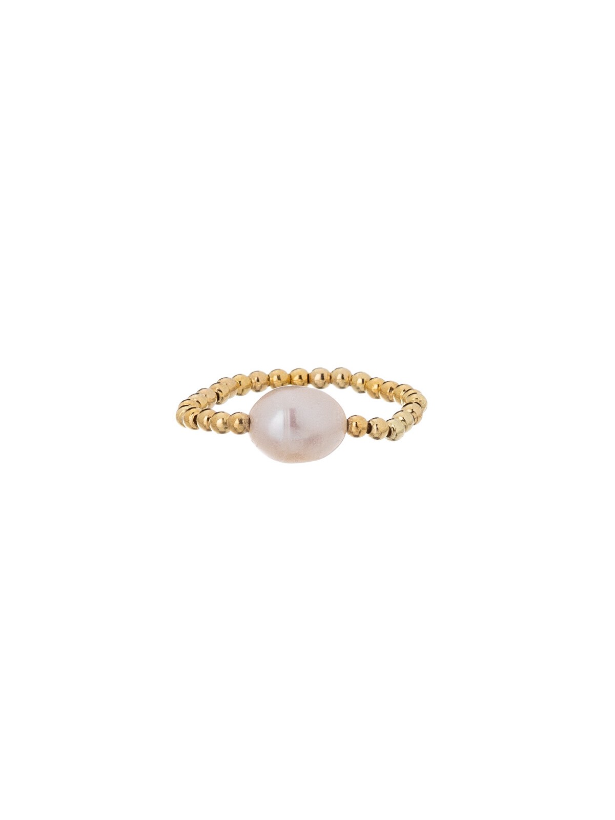 Alisia Anello a sfera placcato oro con vera perla AL4640.01.000.D - Circonferenza: 57 mm donna