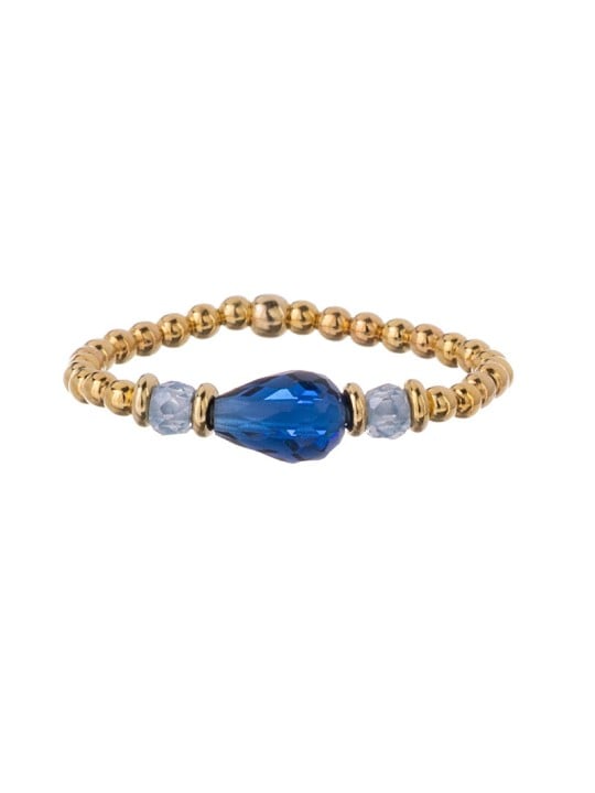 Alisia Anello a sfera placcato oro con zirconi e cristallo AL5227.01.000.D - Circonferenza: 53 mm donna