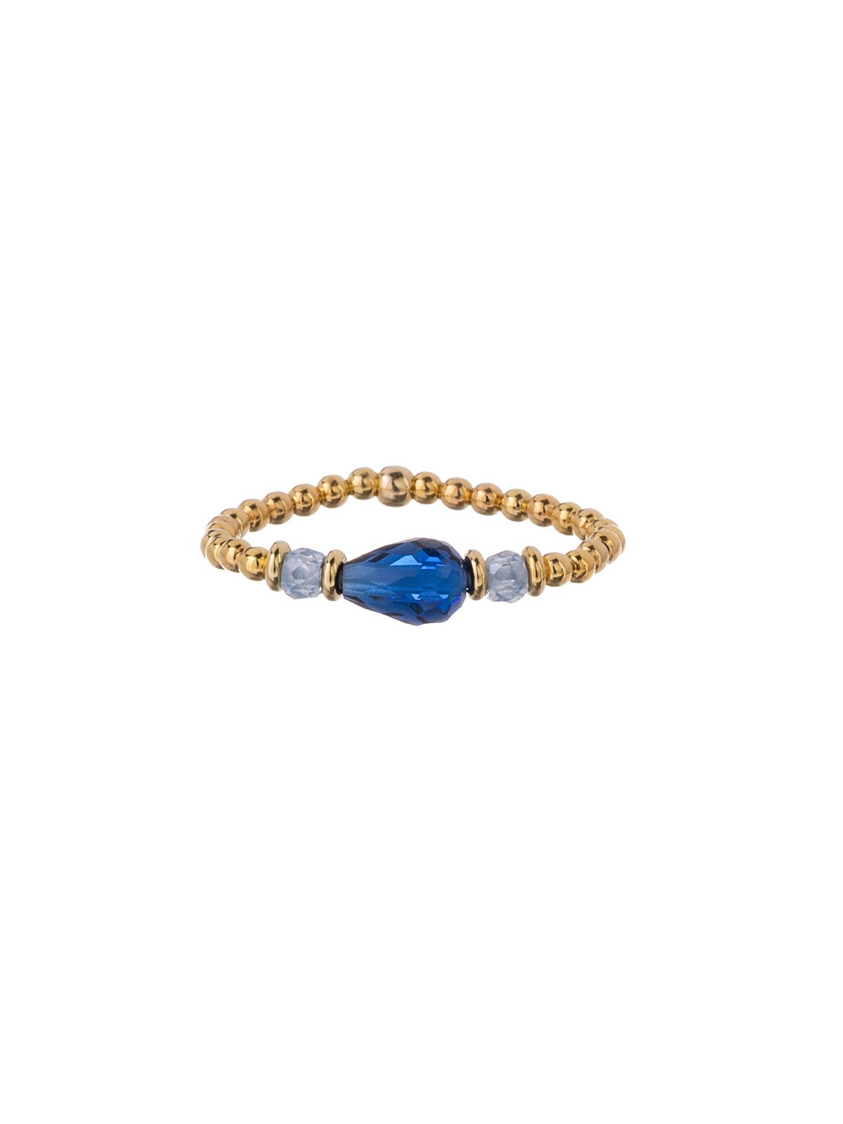 Alisia Anello a sfera placcato oro con zirconi e cristallo AL5227.01.000.D - Circonferenza: 53 mm donna