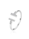 Agato Anello aperto alla moda in argento AGT-R13W42 - Diametro: 57 mm donna