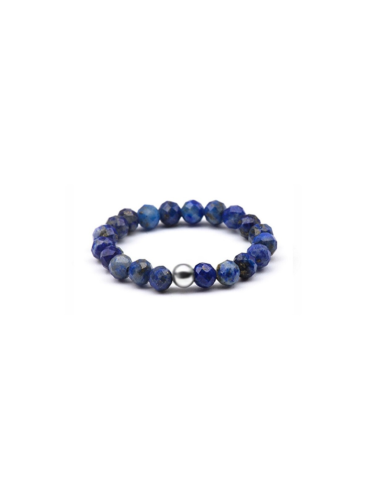 Agato Anello con perle di lapislazzuli POL-R02 - Diametro: 53 mm donna