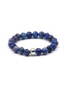 Agato Anello con perle di lapislazzuli POL-R02 - Diametro: 53 mm donna
