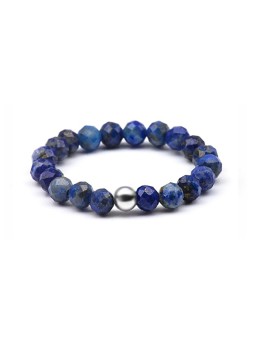 Agato Anello con perle di lapislazzuli POL-R02 - Diametro: 57 mm donna
