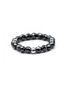 Agato Anello minerale con ematite POL-R13 - Diametro: 52 mm donna