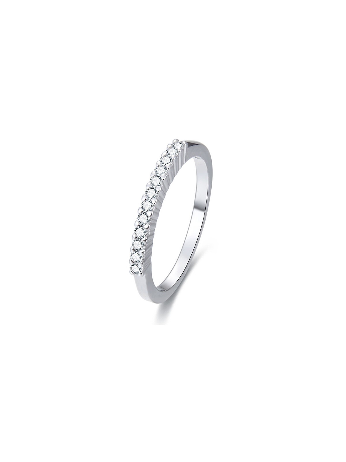 Benet Anello in argento con cristilla AGG187 - Diametro: 60 mm donna