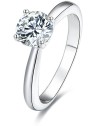 Benet Anello in argento con cristilla AGG200 - Diametro: 60 mm donna