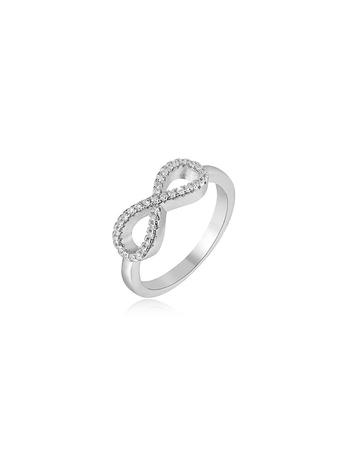 Beneto Anello argento Infinity AGG208 - Diametro: 58 mm donna