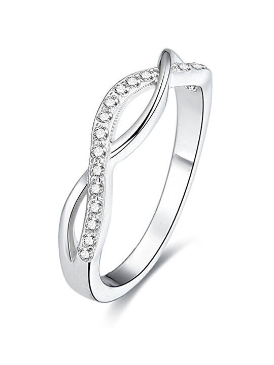 Benet Anello in argento con cristilla AGG190 - Diametro: 52 mm donna