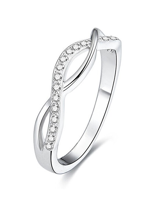 Benet Anello in argento con cristilla AGG190 - Diametro: 58 mm donna