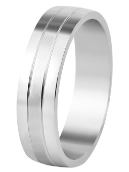 Beneto Exclusive Fede nuziale in acciaio SPP09 - Diametro: 53 mm unisex