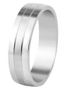 Beneto Exclusive Fede nuziale in acciaio SPP09 - Diametro: 53 mm unisex