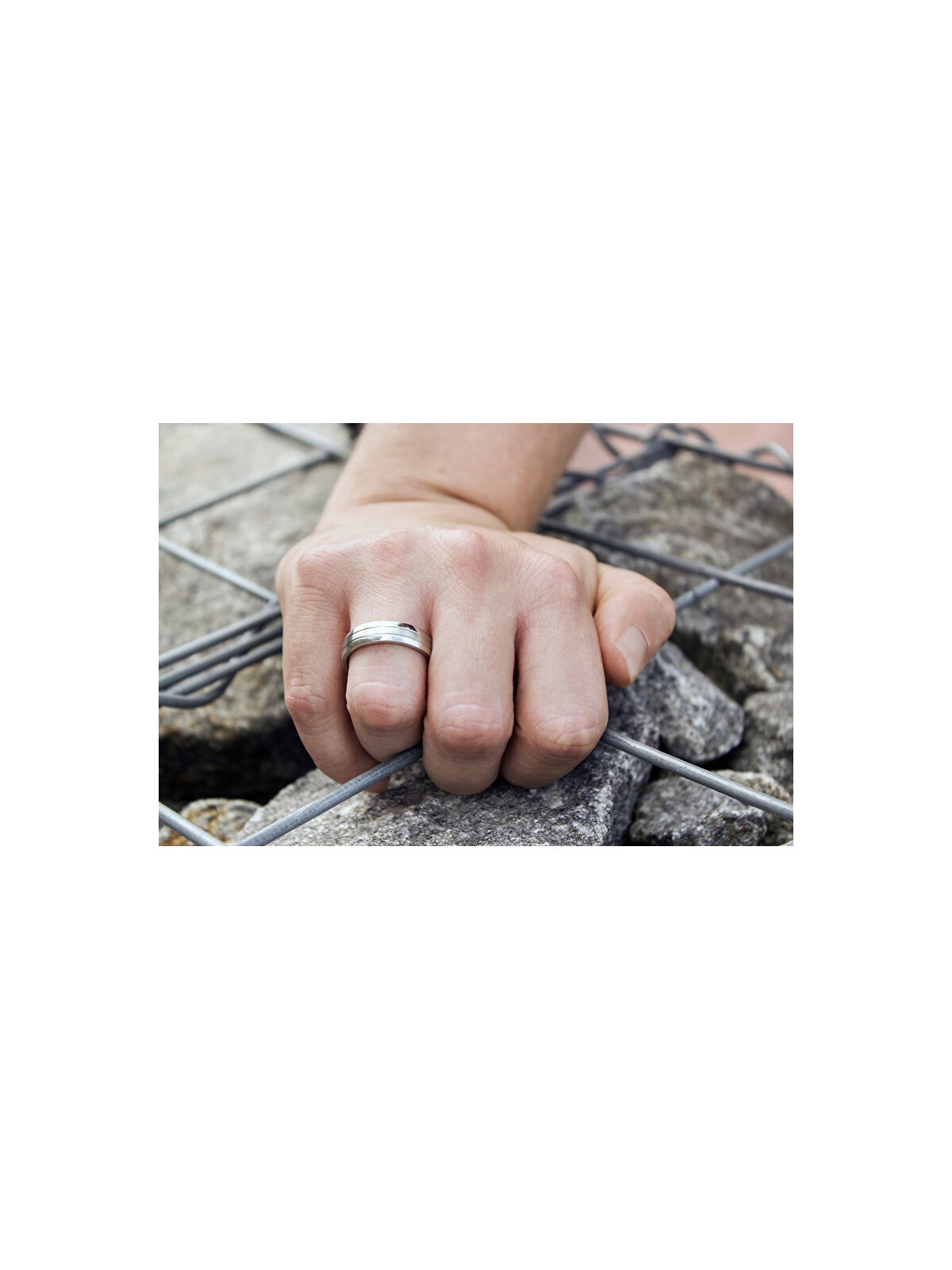 Beneto Exclusive Fede nuziale in acciaio SPP09 - Diametro: 53 mm unisex