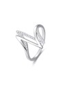 Benet Anello in argento con zirconi AGG143 - Diametro: 52 mm donna