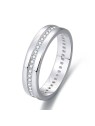 Benet Anello in argento con zirconi AGG330 - Diametro: 52 mm donna