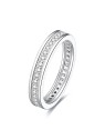 Benet Anello in argento con zirconi AGG26 - Diametro: 52 mm donna
