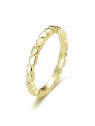 Benet Anello in argento placcato oro con cuori AGG344-GOLD - Diametro: 58 mm donna