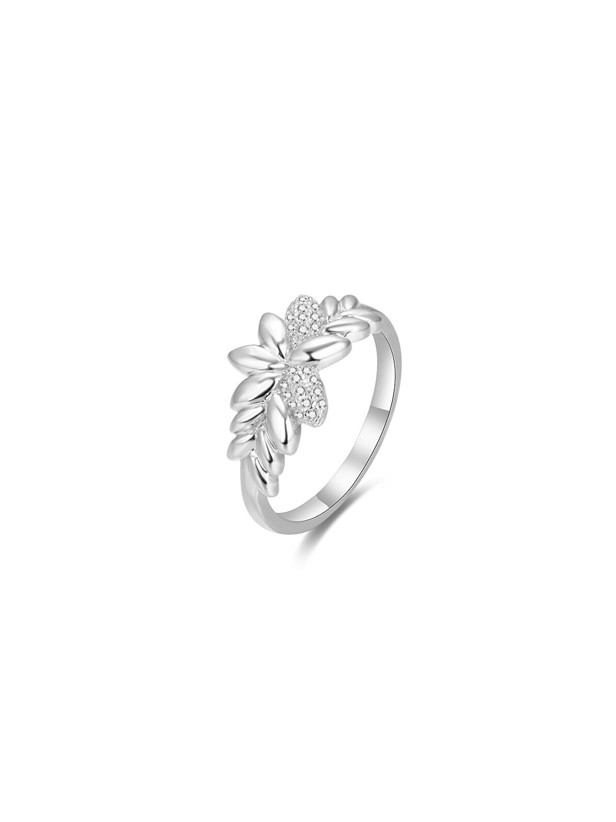 Benet Anello in argento con zirconi AGG347 - Diametro: 52 mm donna
