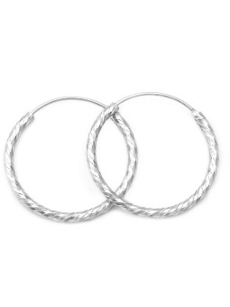 Beneto Meravigliosi orecchini rotondi in argento AGUC350 - Diametro: 1.6 cm donna