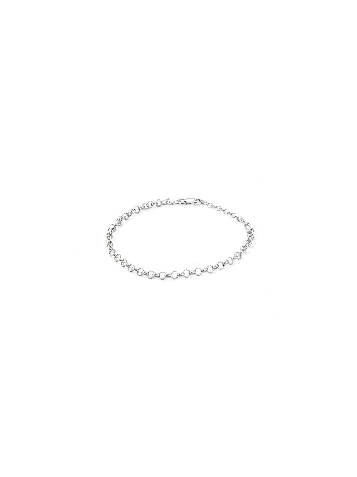 Beneto Exclusive Elegante bracciale in argento Anker AGB37 - Lunghezza: 18 cm donna