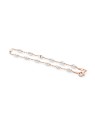 Beneto Exclusive Elegante bracciale bicolore AGB513 - Lunghezza: 17 cm donna