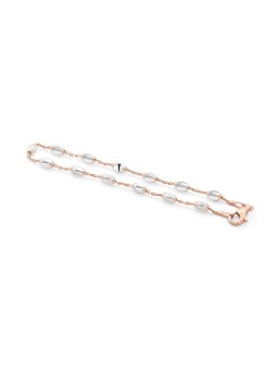 Beneto Exclusive Elegante bracciale bicolore AGB513 - Lunghezza: 19 cm donna