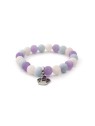 Agato Bracciale con perline in cristallo MINK112 - Lunghezza: 19 cm donna