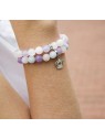 Agato Bracciale con perline in cristallo MINK112 - Lunghezza: 19 cm donna