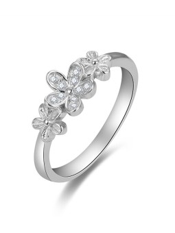 Beneto Affascinante anello in argento con zirconi AGG465 - Diametro: 50 mm donna