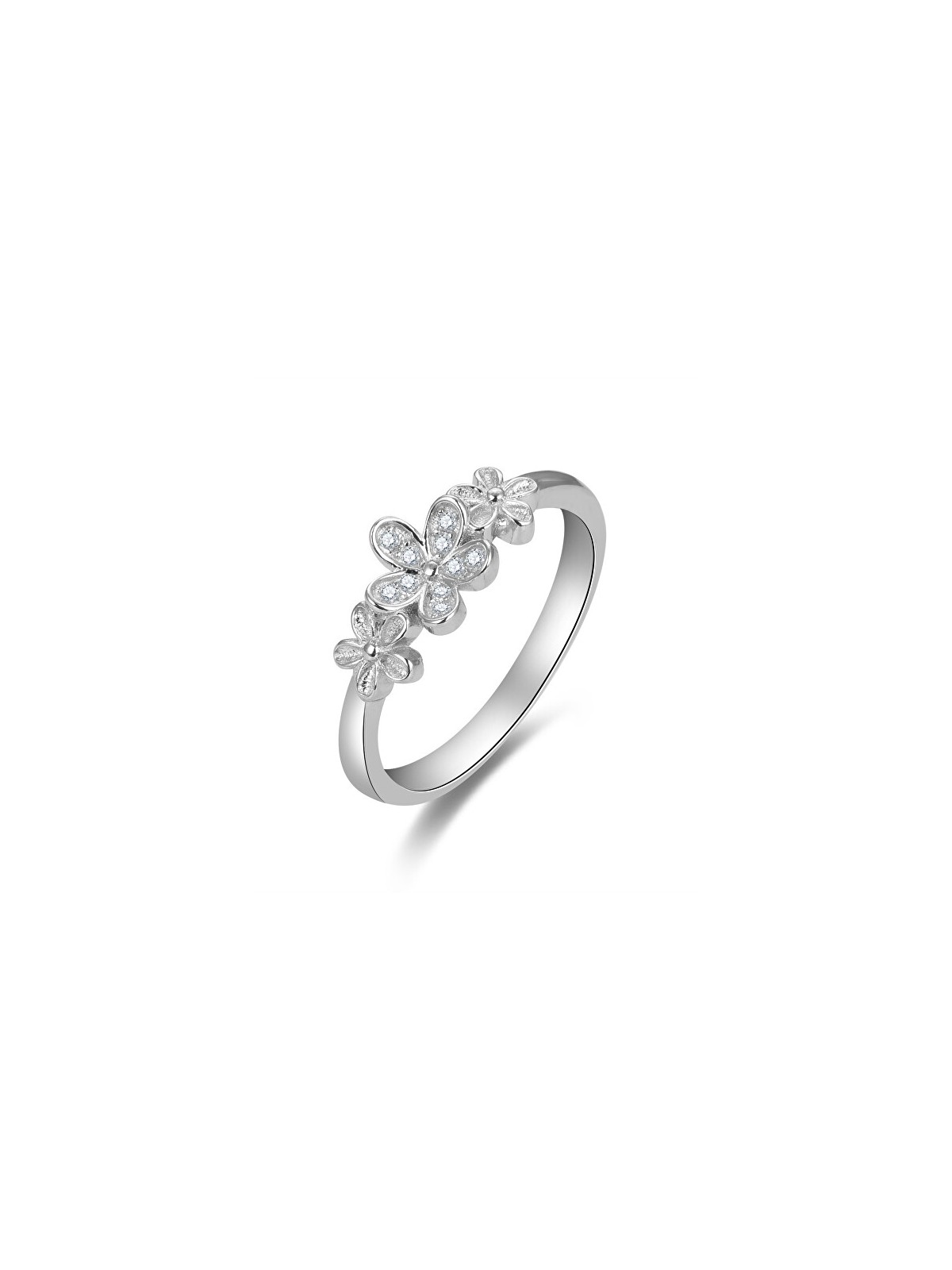 Beneto Affascinante anello in argento con zirconi AGG465 - Diametro: 56 mm donna