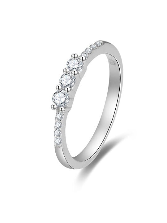 Beneto Anello di fidanzamento scintillante con zirconi AGG464 - Diametro: 62 mm donna