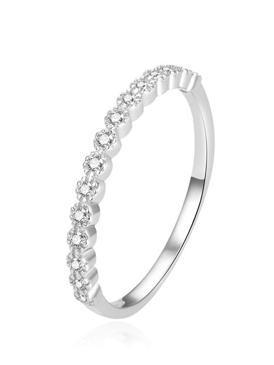 Beneto Anello in argento pregiato con zirconi AGG362 - Diametro: 60 mm donna