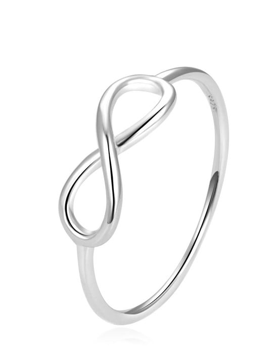 Beneto Elegante anello Infinity in argento AGG357 - Diametro: 56 mm donna