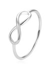 Beneto Elegante anello Infinity in argento AGG357 - Diametro: 58 mm donna