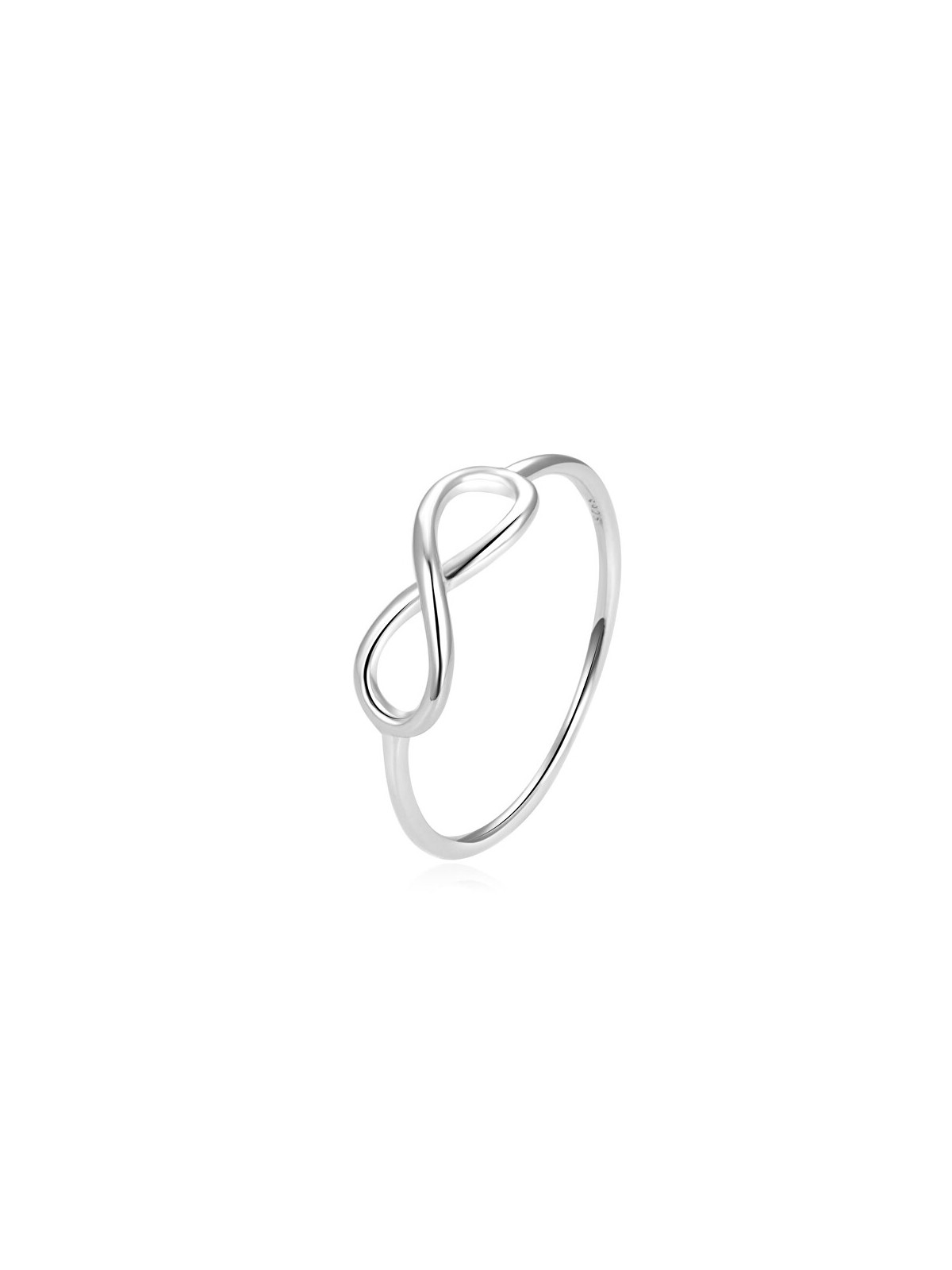 Beneto Elegante anello Infinity in argento AGG357 - Diametro: 60 mm donna