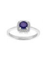 Kalace Incantevole anello in argento con zaffiro R-FS-5658S - Circonferenza: 60 mm donna