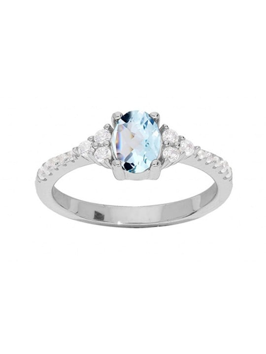 Kalace Incantevole anello in argento con pietra mistica topazio SRC0203TZ - Circonferenza: 50 mm donna