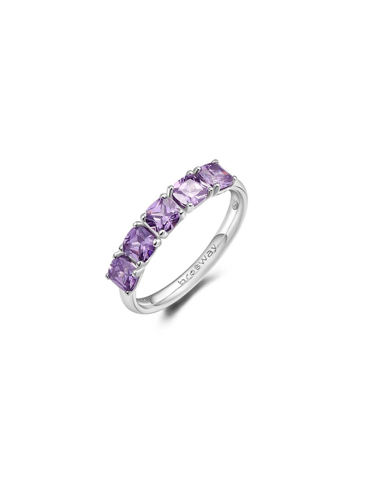 Brosway Anello in argento puro Fancy Magic Purple FMP24 - Diametro: 52 mm donna
