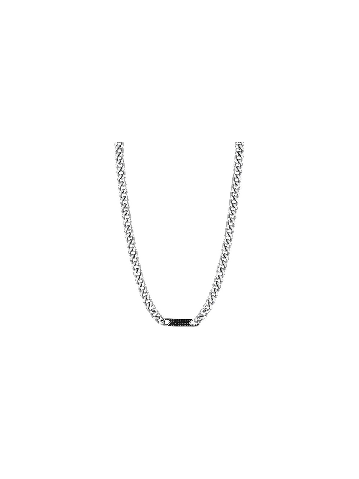 Brosway Collana da uomo in acciaio senza tempo Bullet BBC04 - Lunghezza: 60 cm uomo