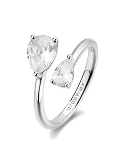 Brosway Anello aperto Infinite White Fancy Silver FIW118 - Diametro: 54 mm donna