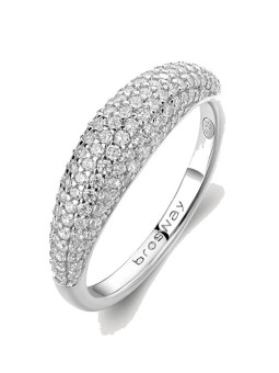 Brosway Anello originale in argento Infinite White Fancy FIW130 - Diametro: 52 mm donna