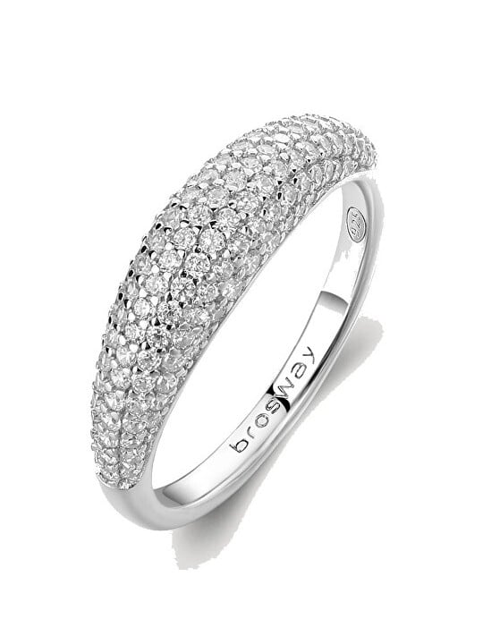 Brosway Anello originale in argento Infinite White Fancy FIW130 - Diametro: 52 mm donna